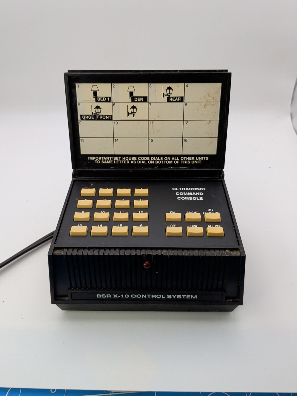 X-10 Ultrasonic Command Console - Black